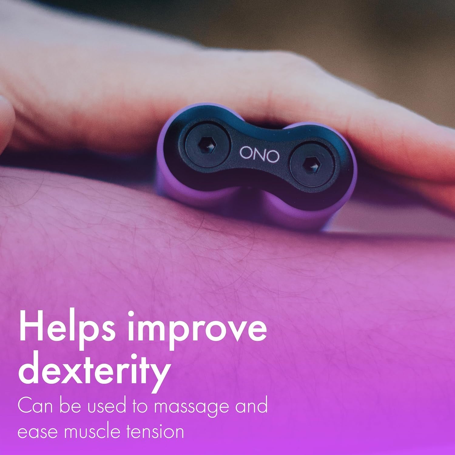 Roller - Handheld Fidget Toy for Adults | Help Relieve Stress, Anxiety, Tension | Promotes Focus, Clarity | Compact, Portable Design (Purple, Full Size - ABS Plastic)