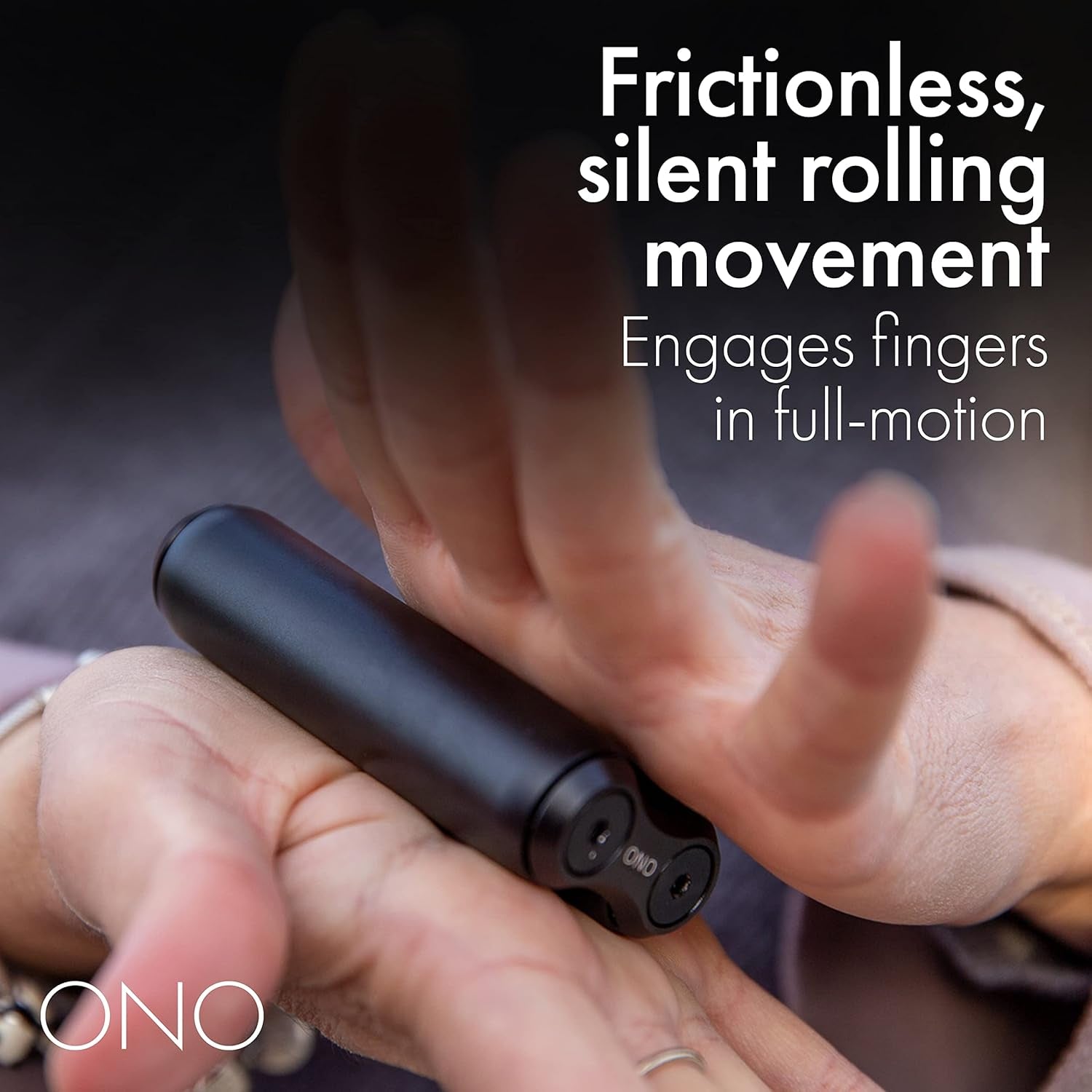 Roller - Handheld Fidget Toy for Adults | Help Relieve Stress, Anxiety, Tension | Promotes Focus, Clarity | Compact, Portable Design (Black, Full Size - Aluminum)