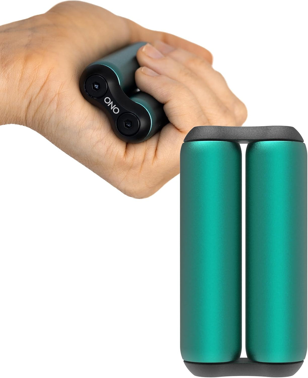 Roller - Handheld Fidget Toy for Adults | Help Relieve Stress, Anxiety, Tension | Promotes Focus, Clarity | Compact, Portable Design (Teal, Junior Size - Aluminum)
