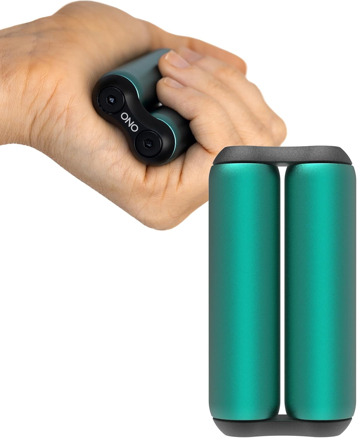 Roller - Handheld Fidget Toy for Adults | Help Relieve Stress, Anxiety, Tension | Promotes Focus, Clarity | Compact, Portable Design (Teal, Junior Size - Aluminum)
