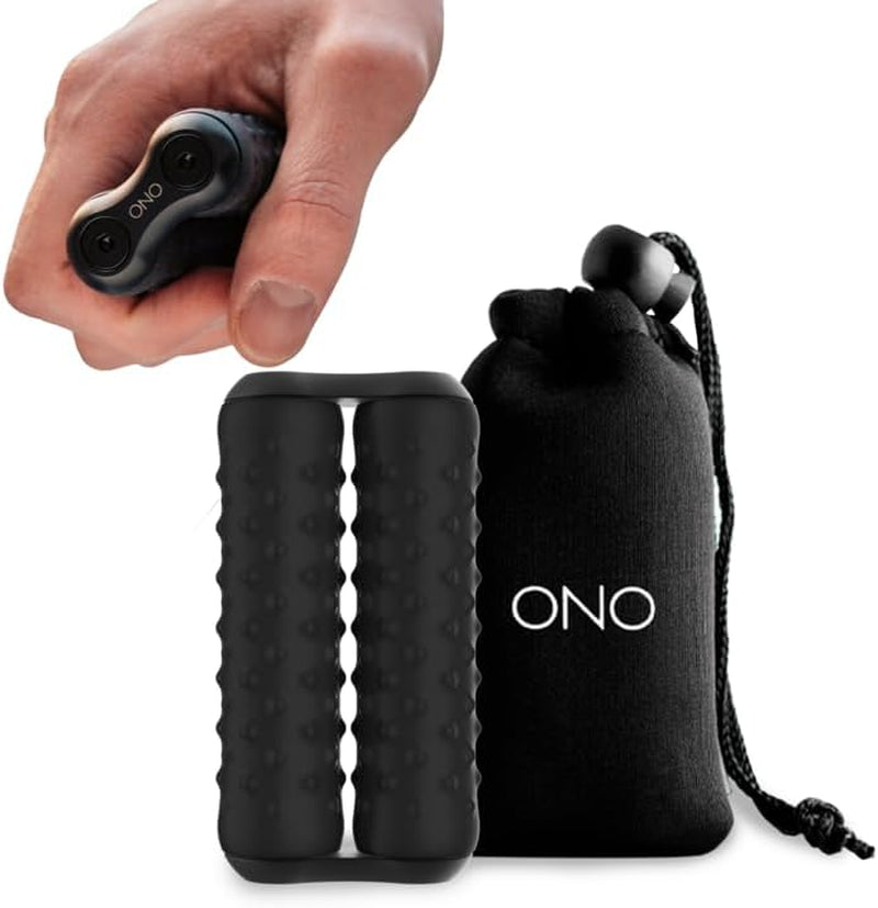Roller - Handheld Fidget Toy for Adults | Help Relieve Stress, Anxiety, Tension | Promotes Focus, Clarity | Compact, Portable Design (Black, Full Size - Silicone)