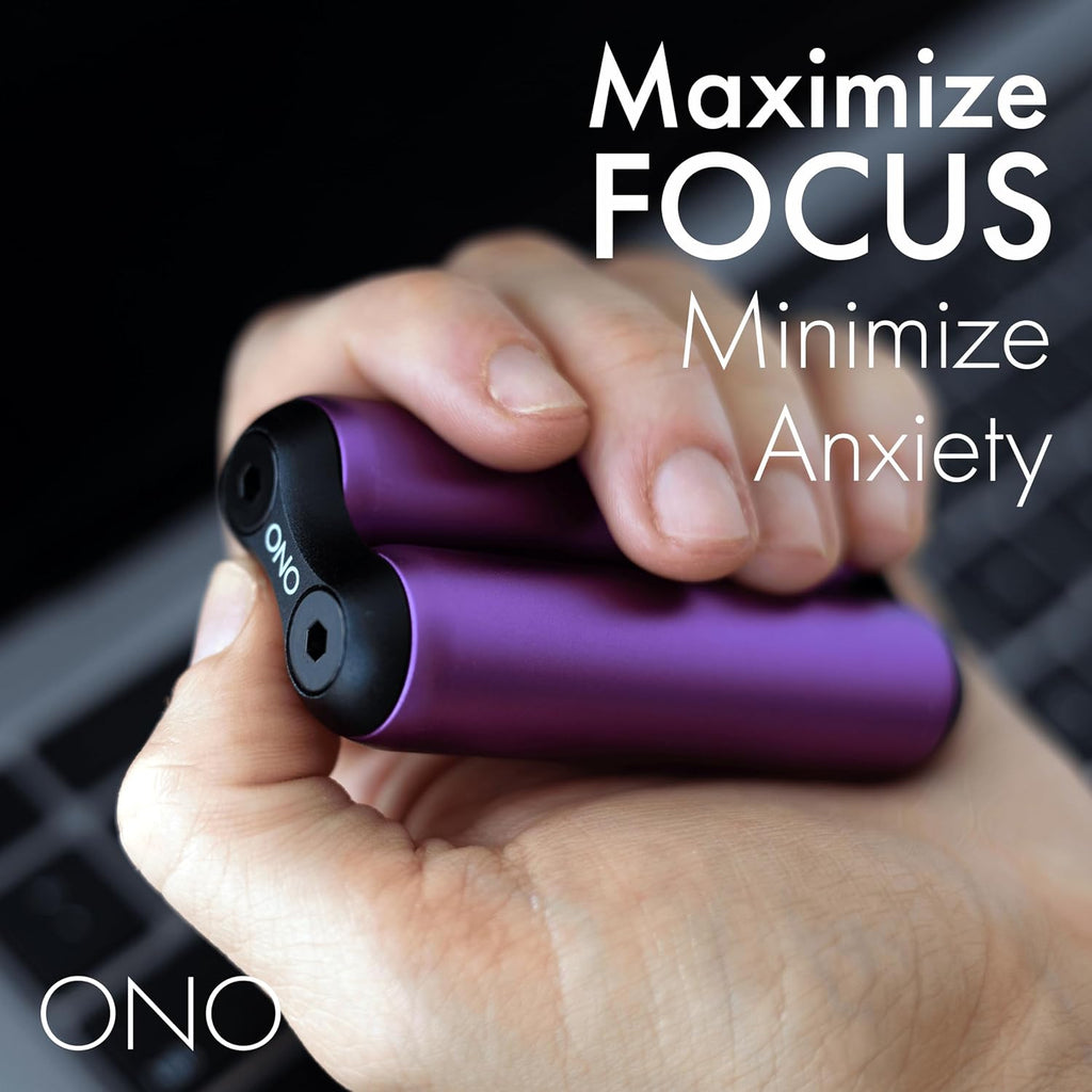 Roller - Handheld Fidget Toy for Adults | Help Relieve Stress, Anxiety, Tension | Promotes Focus, Clarity | Compact, Portable Design (Purple, Junior Size - Aluminum)