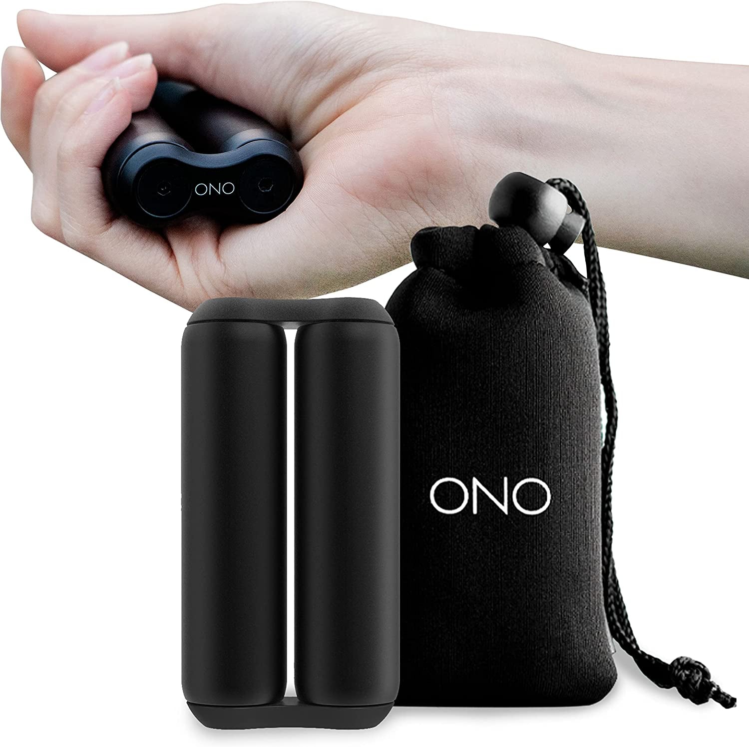 Roller - Handheld Fidget Toy for Adults | Help Relieve Stress, Anxiety, Tension | Promotes Focus, Clarity | Compact, Portable Design (Black, Full Size - Aluminum)