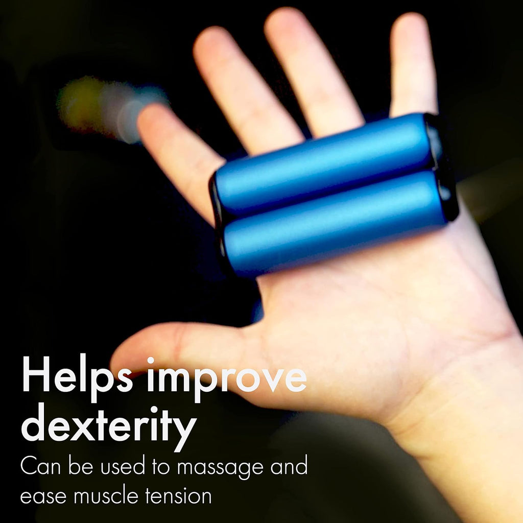 Roller - Handheld Fidget Toy for Adults | Help Relieve Stress, Anxiety, Tension | Promotes Focus, Clarity | Compact, Portable Design (Sapphire, Full Size - Aluminum)