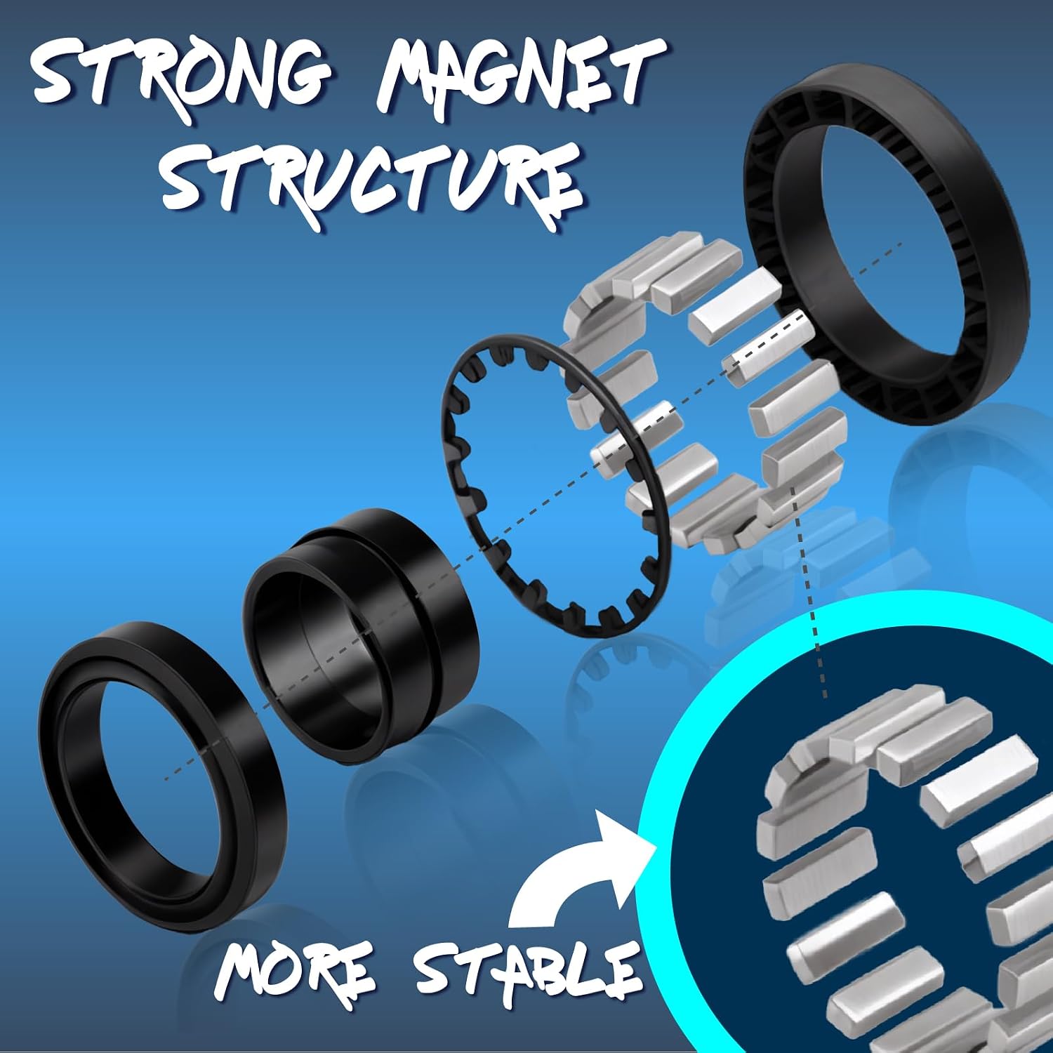 Magnetic Rings Fidget Set (3-Pack)