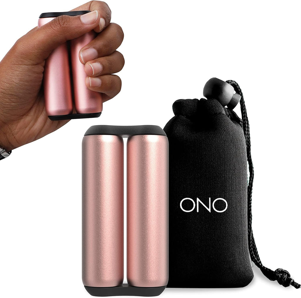 Roller - Handheld Fidget Toy for Adults | Help Relieve Stress, Anxiety, Tension | Promotes Focus, Clarity | Compact, Portable Design (Rose Gold, Full Size - Aluminum)