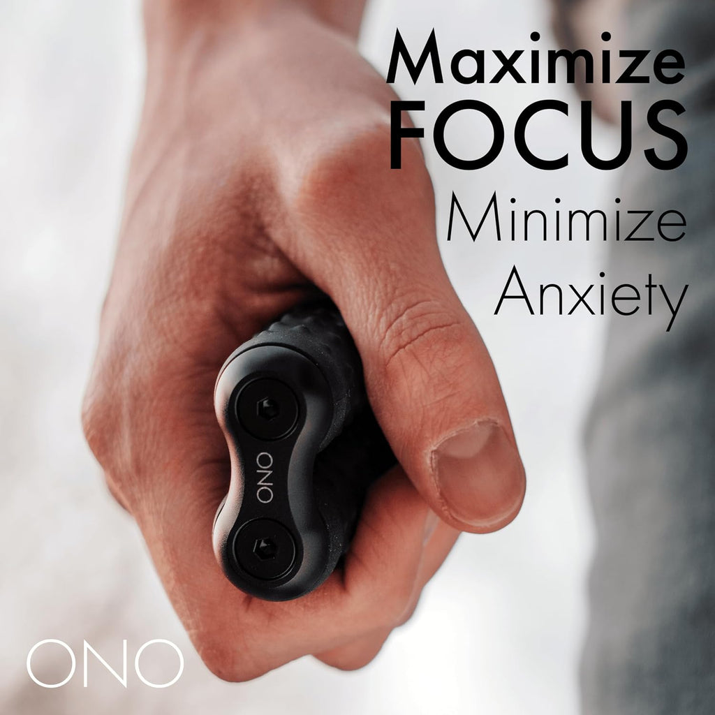 Roller - Handheld Fidget Toy for Adults | Help Relieve Stress, Anxiety, Tension | Promotes Focus, Clarity | Compact, Portable Design (Black, Full Size - Silicone)