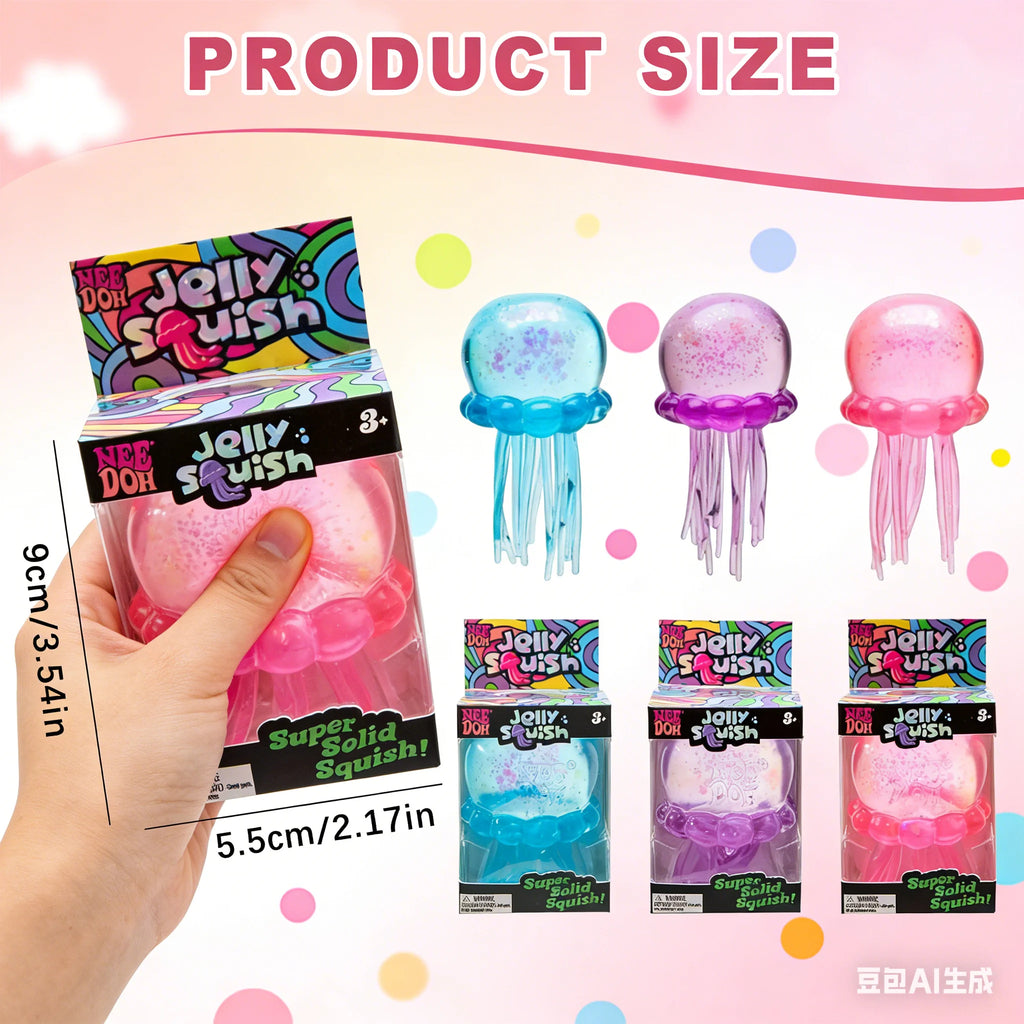 Needoh Jellyfish Squishy Fidget Toy