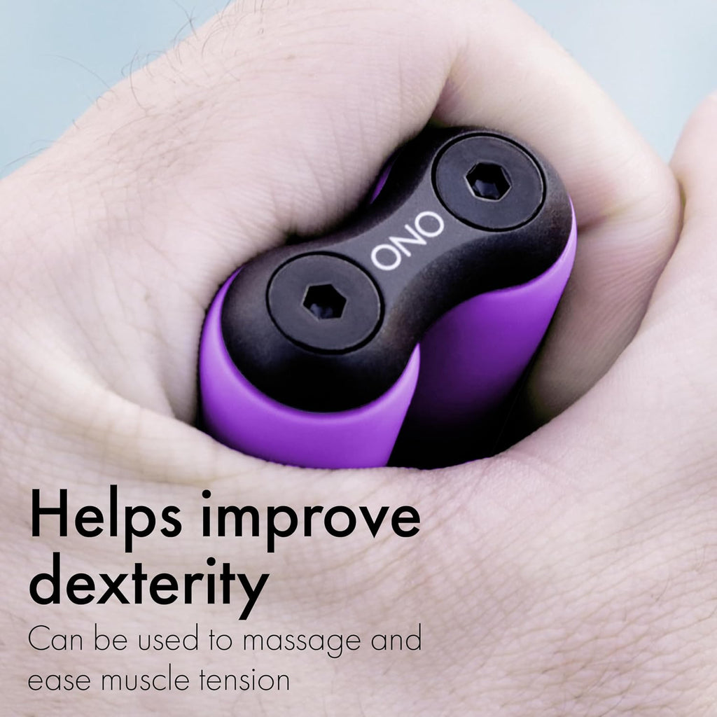 Roller - Handheld Fidget Toy for Adults | Help Relieve Stress, Anxiety, Tension | Promotes Focus, Clarity | Compact, Portable Design (Purple, Full Size - ABS Plastic)