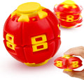 1PCS Press to Spin Squishy Ball Fidget Toy Stress Relief Desk Toy | Press to Spin Action Smooth Rotation Portable Pocket Size One-Hand Operation Office & Travel Friendly
