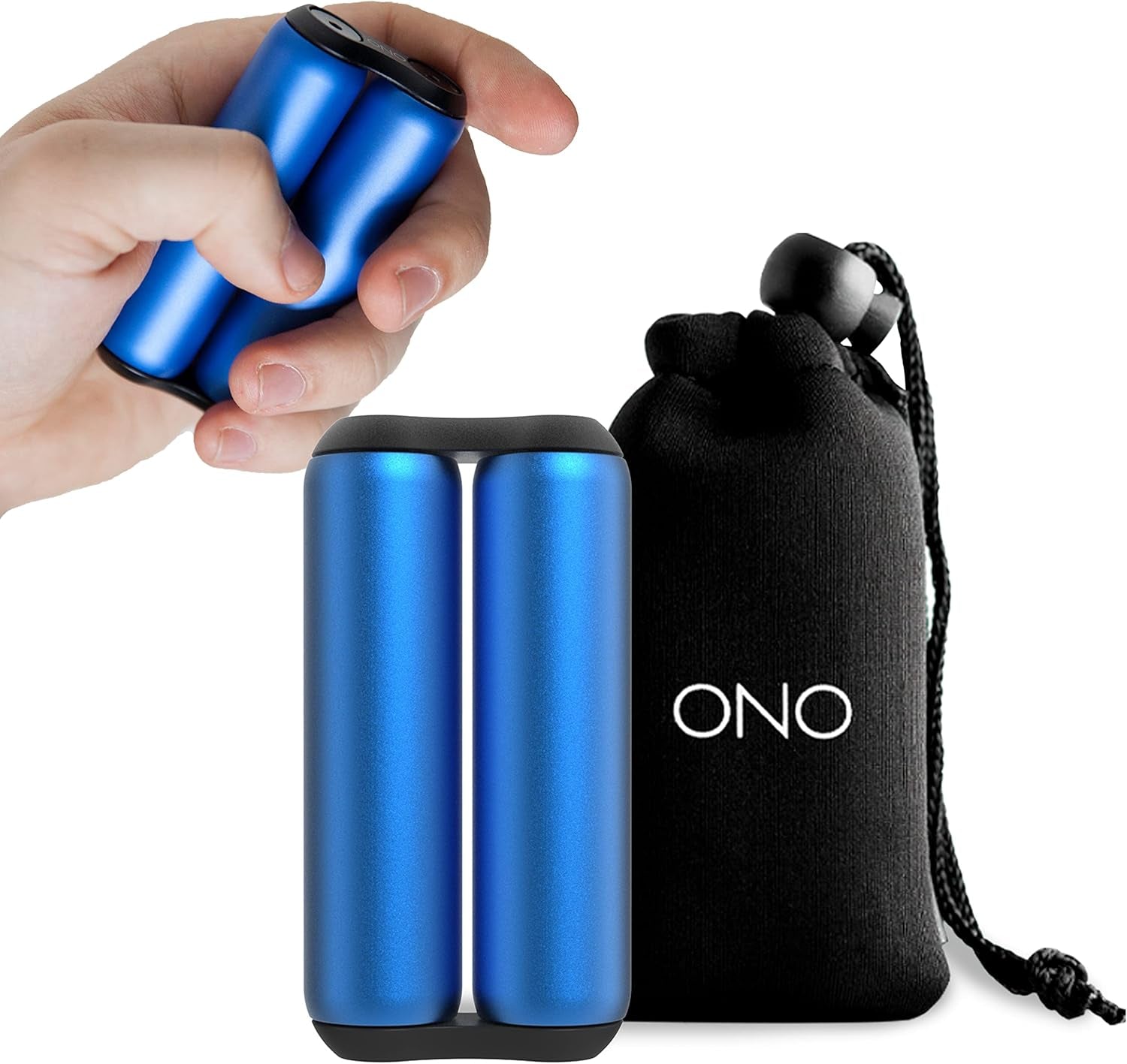 Roller - Handheld Fidget Toy for Adults | Help Relieve Stress, Anxiety, Tension | Promotes Focus, Clarity | Compact, Portable Design (Sapphire, Full Size - Aluminum)