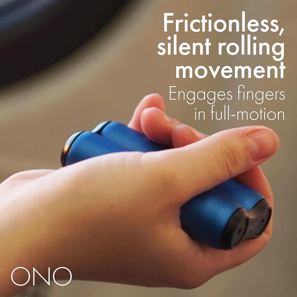 Roller - Handheld Fidget Toy for Adults | Help Relieve Stress, Anxiety, Tension | Promotes Focus, Clarity | Compact, Portable Design (Sapphire, Full Size - Aluminum)